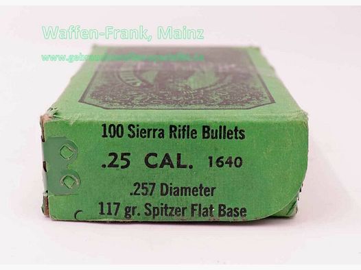Sierra Bullets, proiettili da fucile Santa Fe .25 (.257)