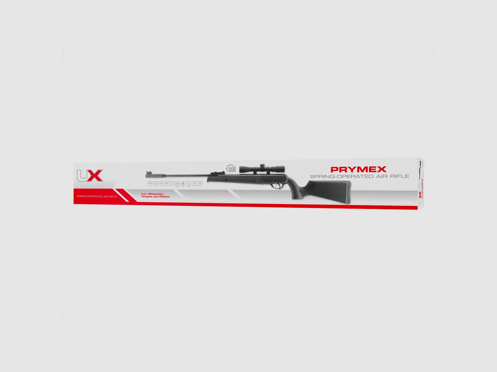 BÜCHSE – UMAREX – UX PRYMEX SET 4,5 mm (.177) Pellet, Feder, Bild 4 von 4