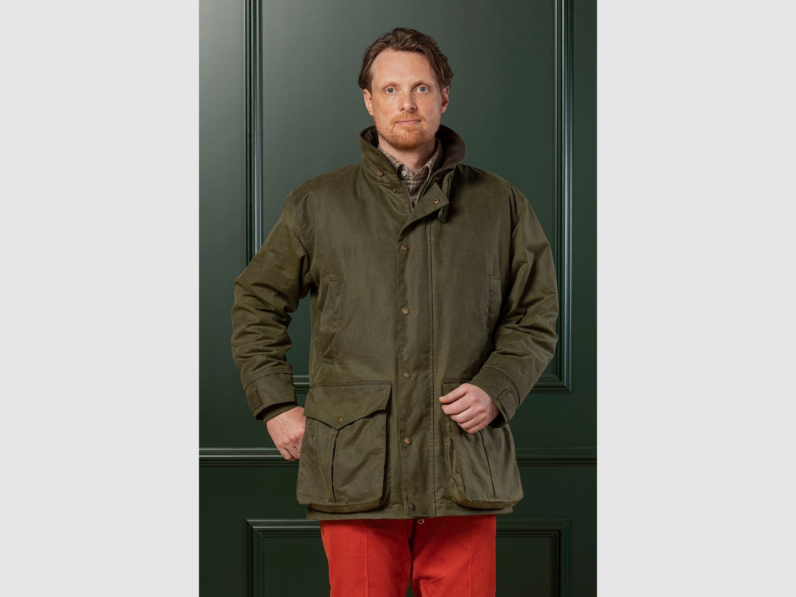 Veste en Cire de Chasse pour Homme Enoch, image 9 sur 14