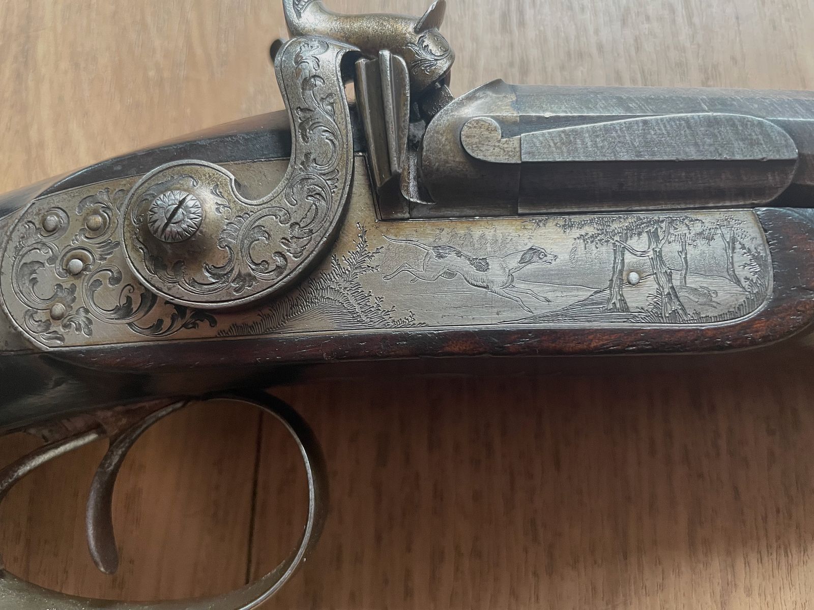 Beau fusil à chargement par l'avant