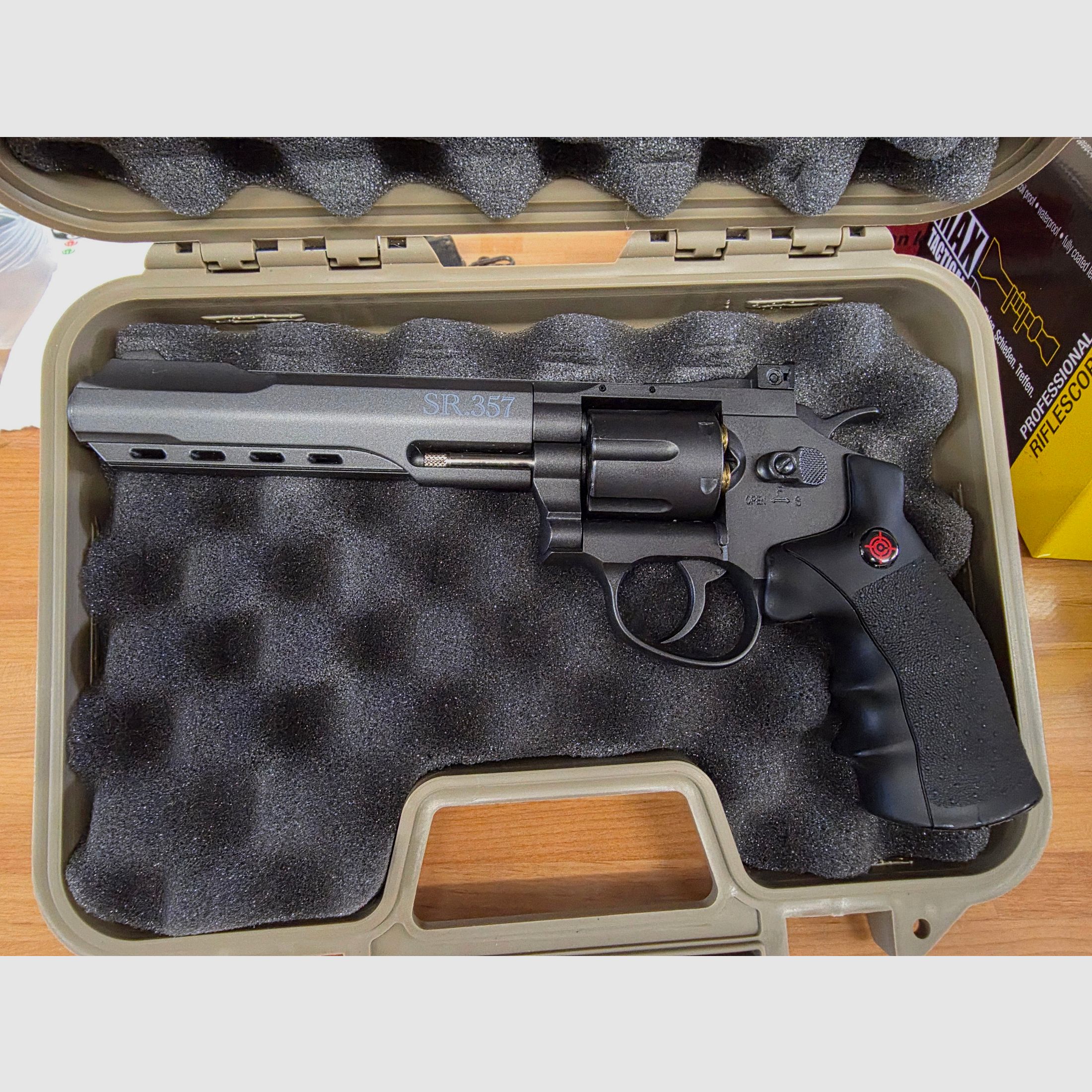 CO2 Revolver Crosman SR357 bicolor Kaliber 4,5 mm BB