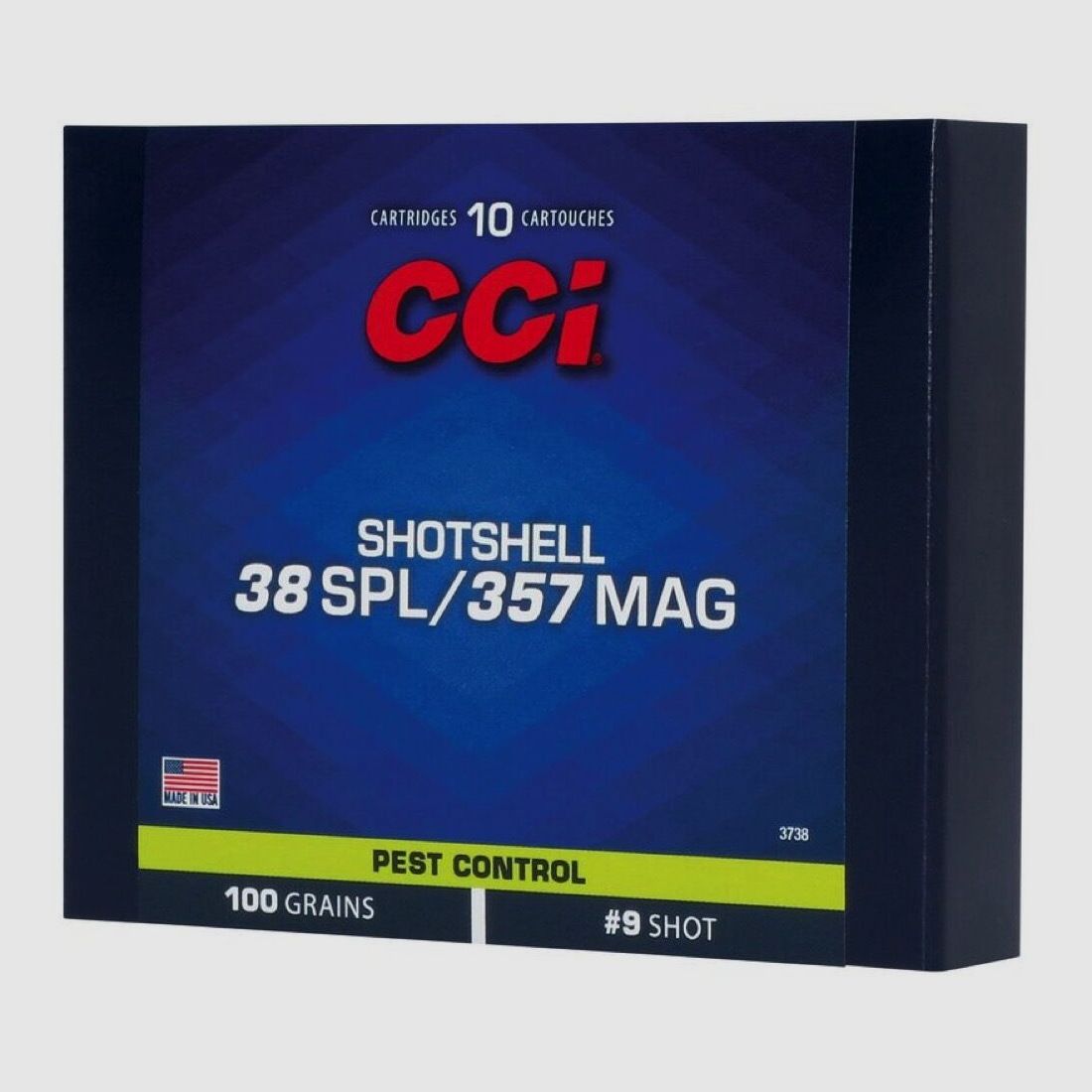 CCI Shotshell 100grs Nr9 10St .357Magnum, afbeelding 2 van 5
