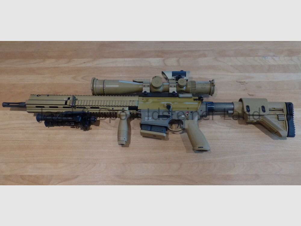 Heckler & Koch G28 Z -pacchetto completo- incluso silenziatore B&T e Hensoldt NSV 600 XR5