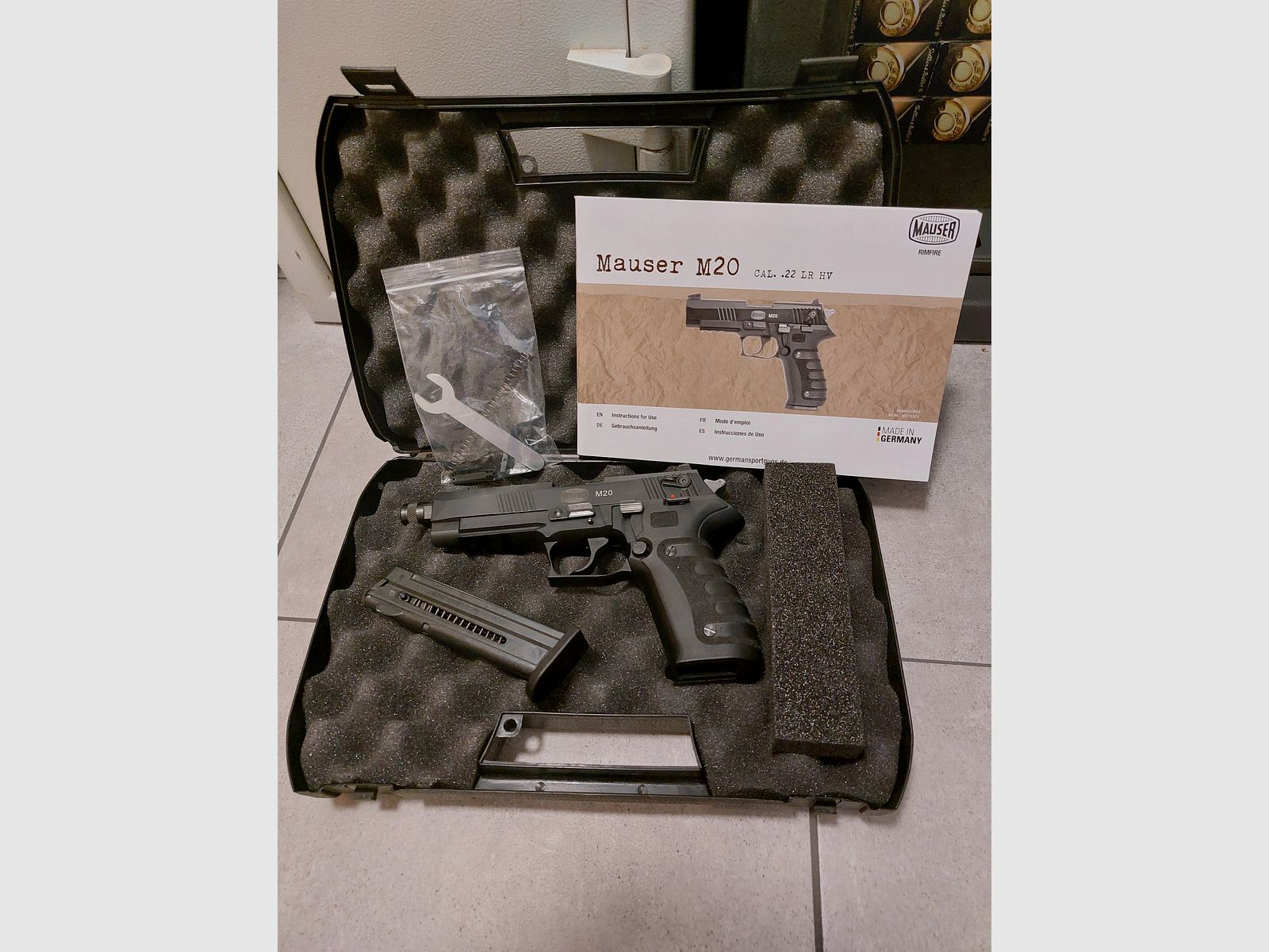 Mauser M20 Black SD – caliber .22 lfb (.22 LR)