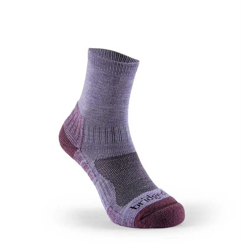 Women's hiking socks Bridgedale HIKE Lightweight Performance 3/4 crew heather/damson, image 1 of 5