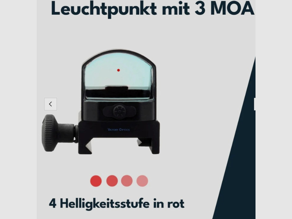 Victoptics RDSL01 V2 1x18x22 - Leuchtpunktvisier