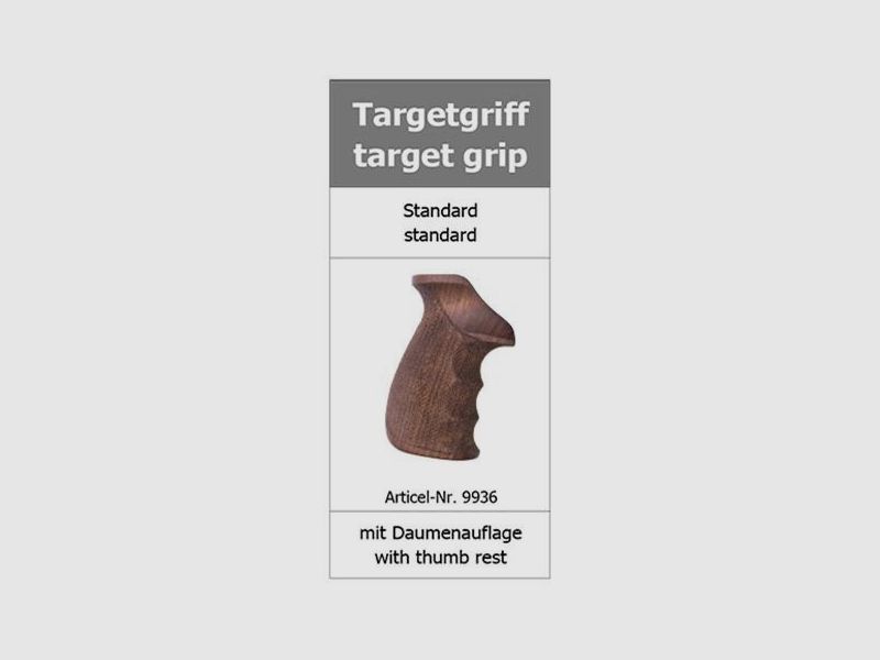 ARMINIUS Griffschalen f. HW 9/357 -Target Standard Nußbaum, rechts #9936