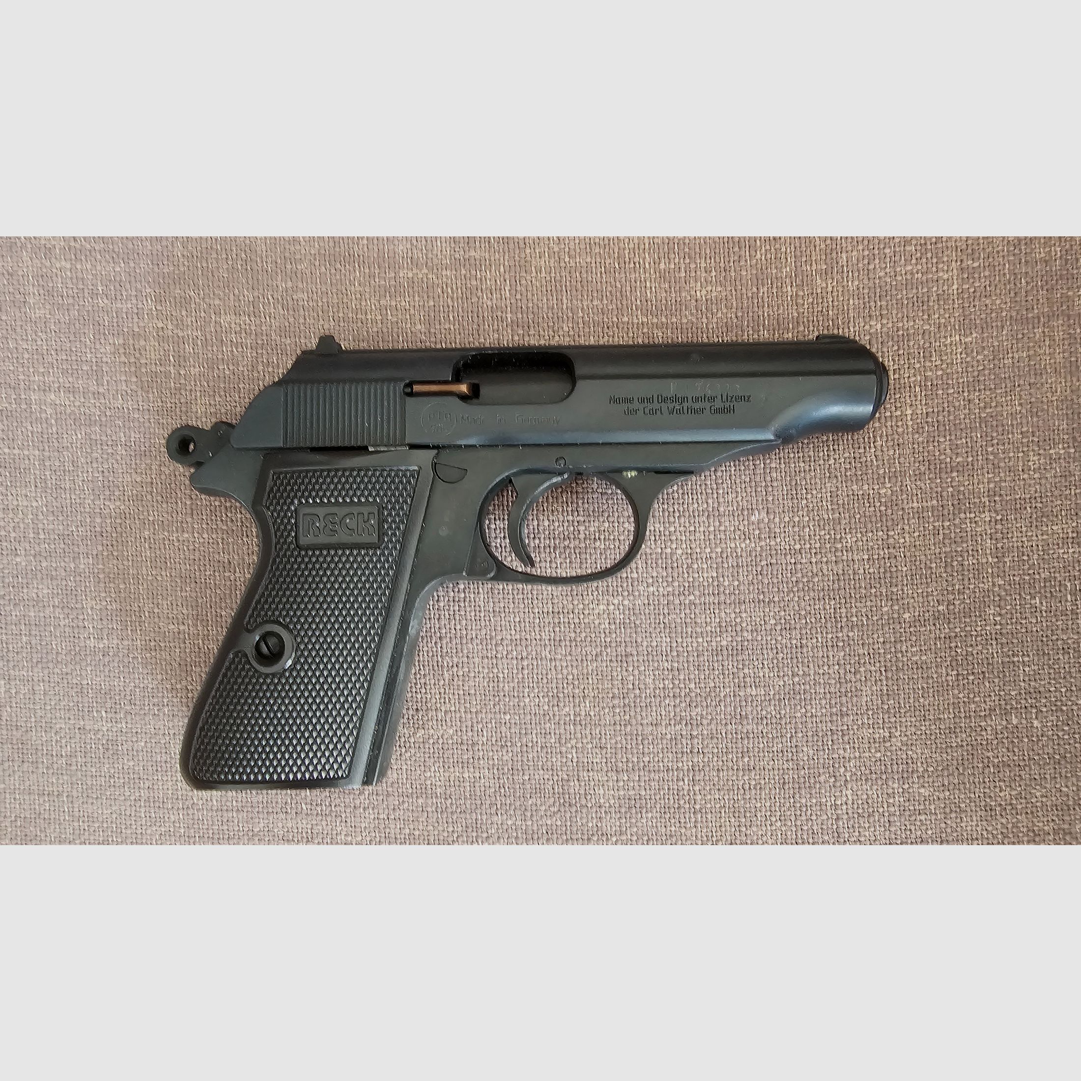 Schreckschusspistole RECK Modell PP Kal. 9mm PAK