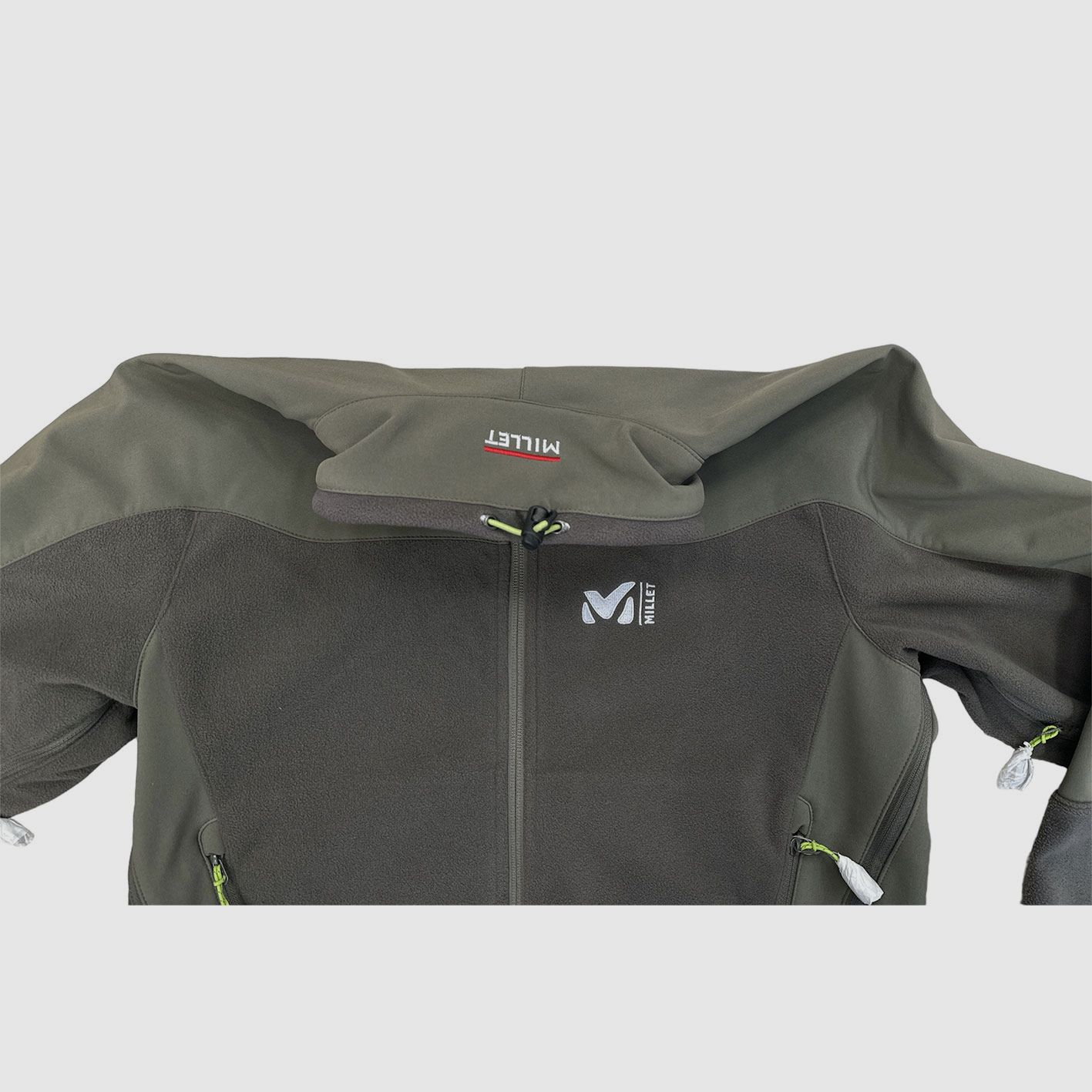 FLEECE JACKET – MILLET – MEN – DUAL SOFTSHELL JKT Grey Aluminium, image 4 of 4