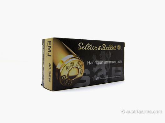 Sellier & Bellot .40 S&W FMJ 180grs – Full Metal Jacket