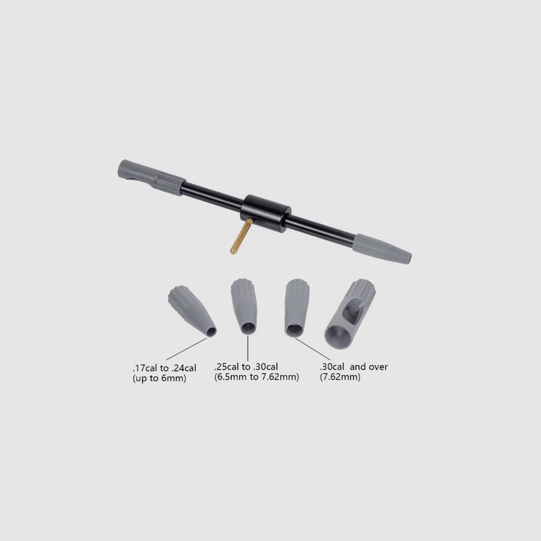 Bore Guide guide rod, cleaning rod guide, false lock, barrel cleaning tool caliber .17 to .30