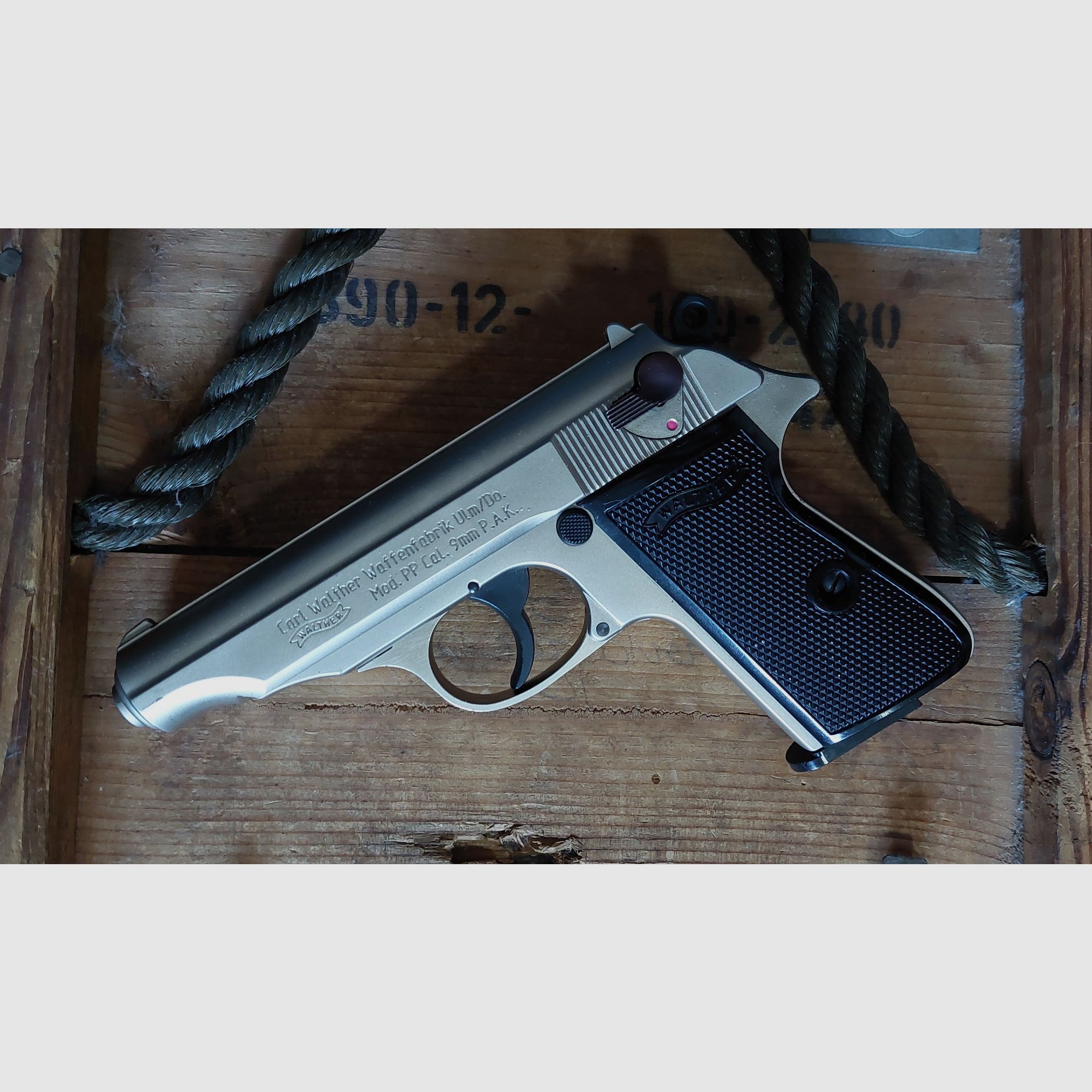 Walther PP chrom 9 mm PAK (PTB 620)