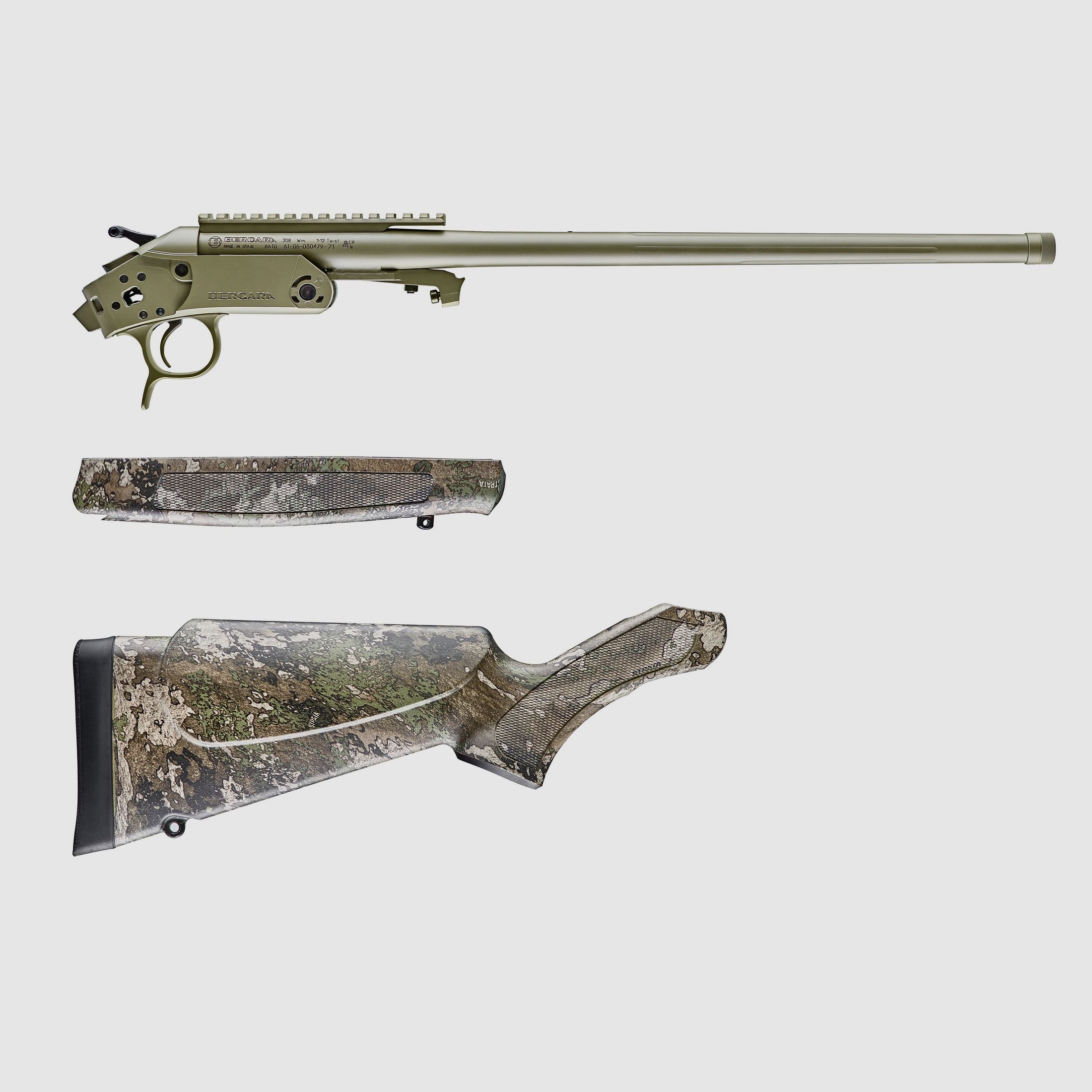 Bergara rifle de cerrojo BA 13 TD 20'' Std. Strata .308 Win. 5/8-24 UNEF culata estándar