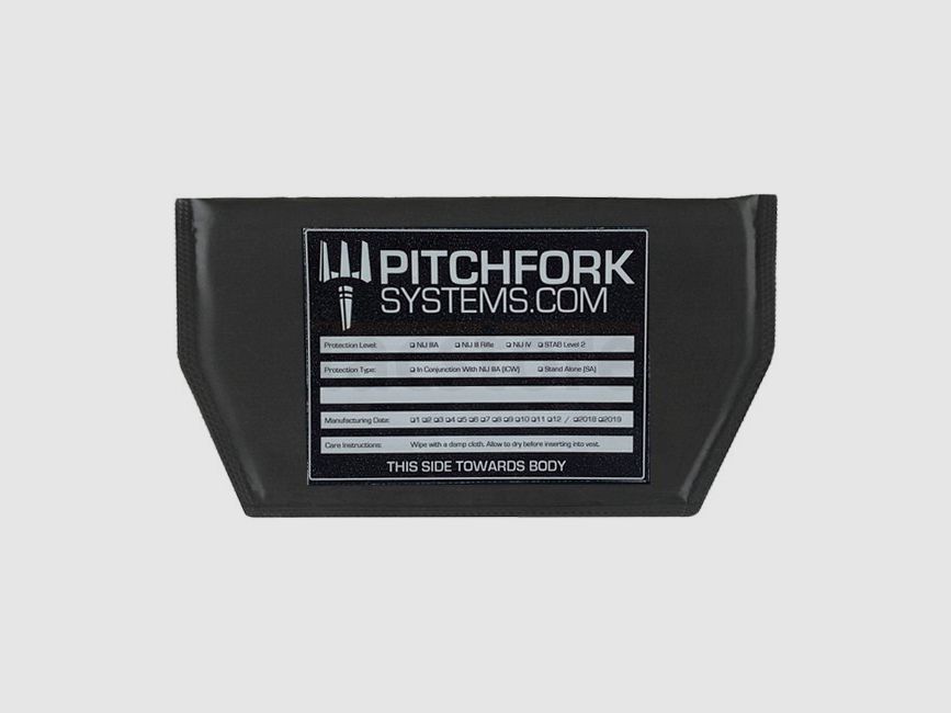Pitchfork – placa de protección / NIJ Level IIIA / M-Tac & Agilite Lower Accessory Pouch Soft Armour Insert