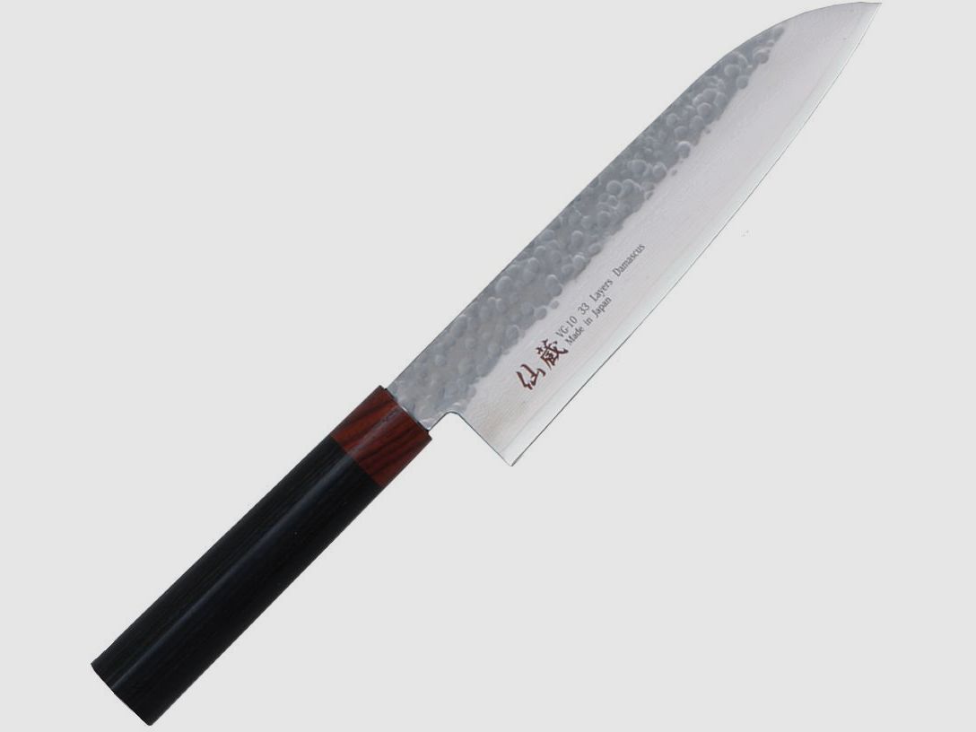 Japanisches Kochmesser Kanetsu Santoku 18,5cm