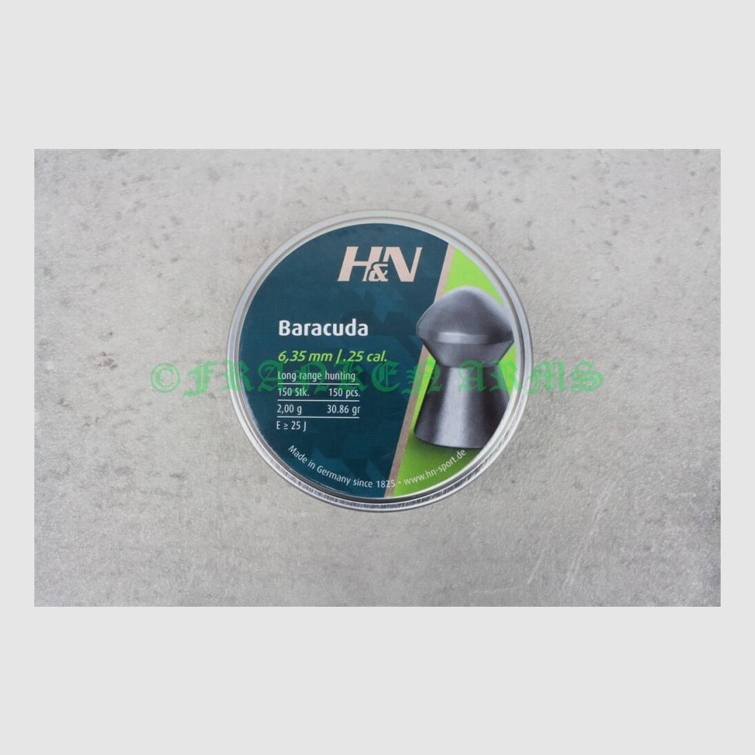 H&N Baracuda 6,35 mm 150 pièces Prix dégressifs