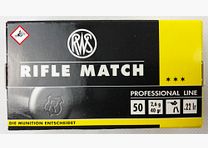 RWS Cartouche de petit calibre Rifle Match .22lr