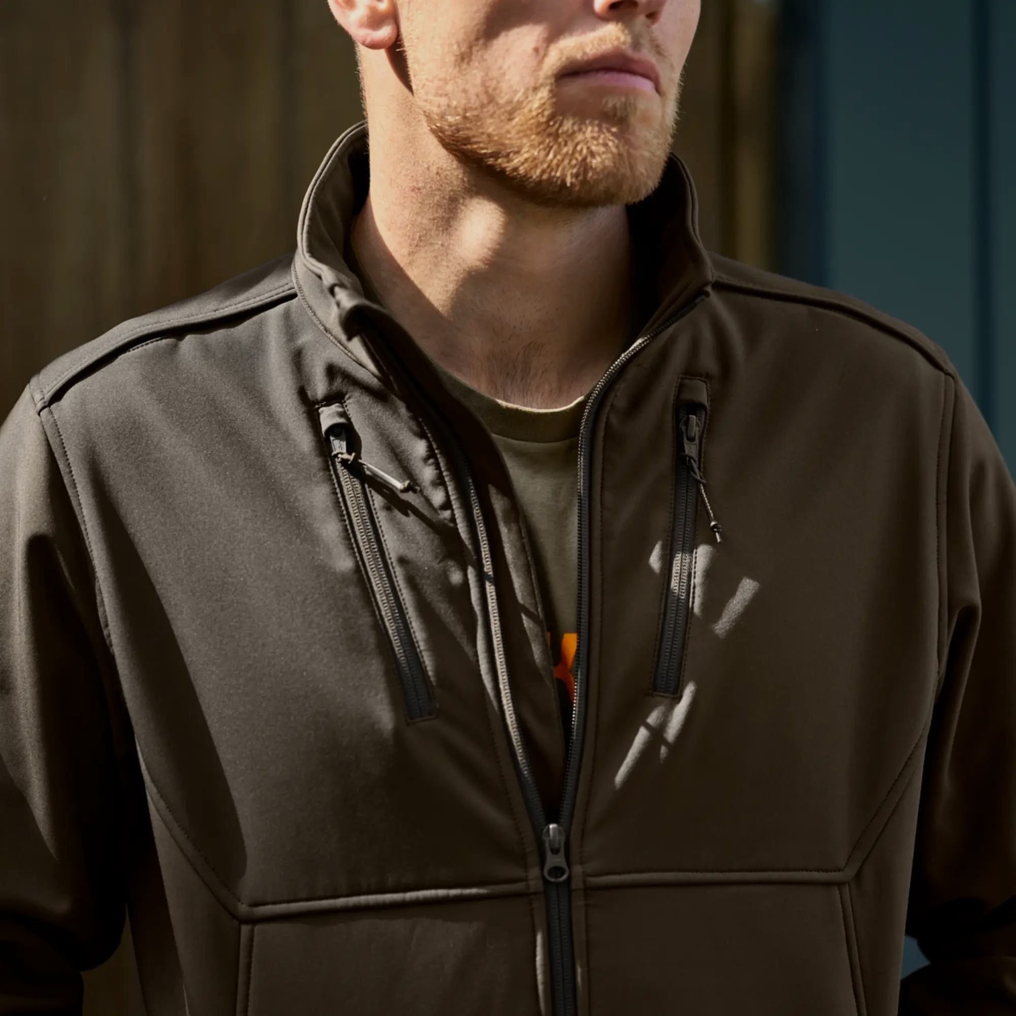 Härkila Softshelljacke Scandinavian (Willow Green/Shadow Brown)