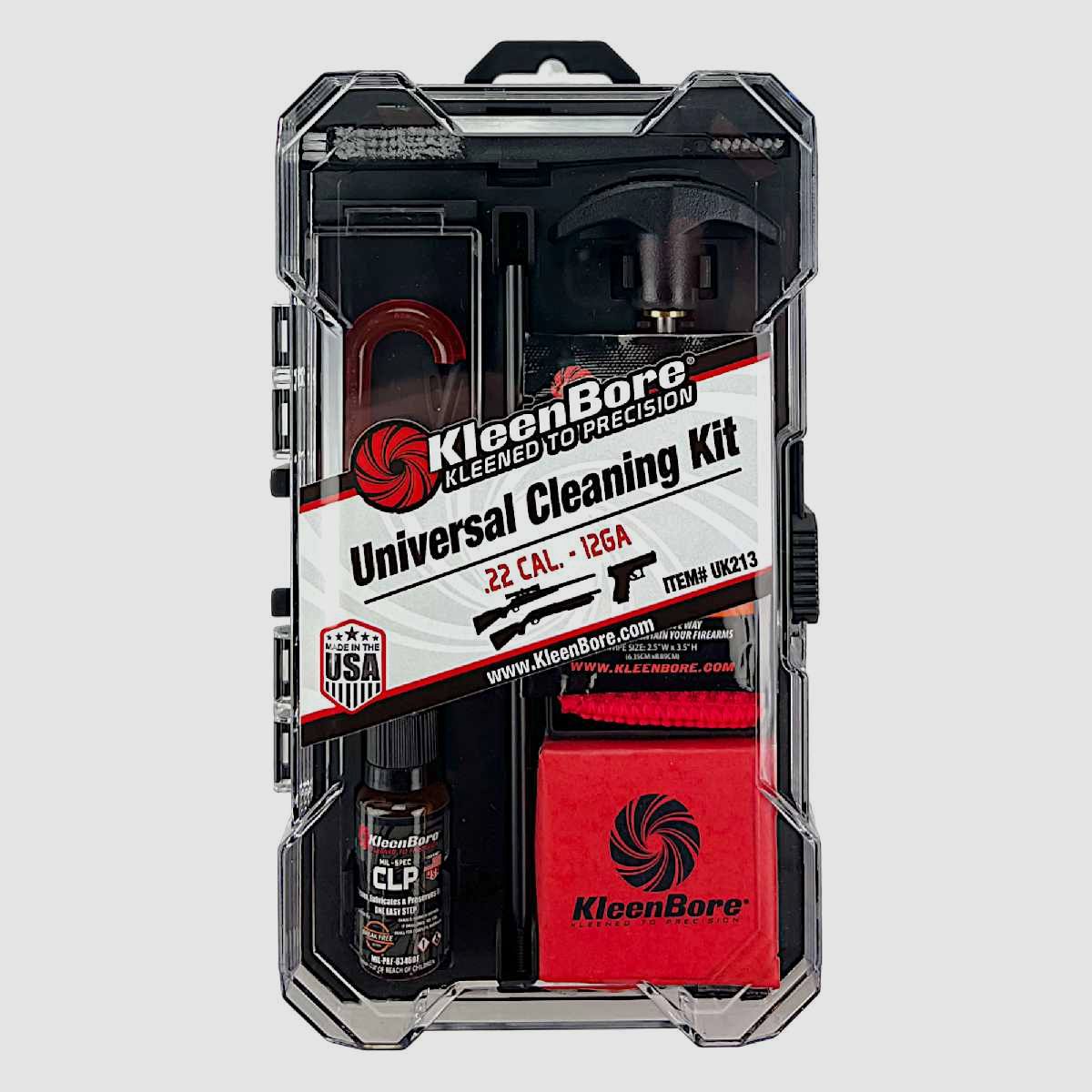 Juego de limpieza universal 32,5" Pistola/rifle/escopeta
