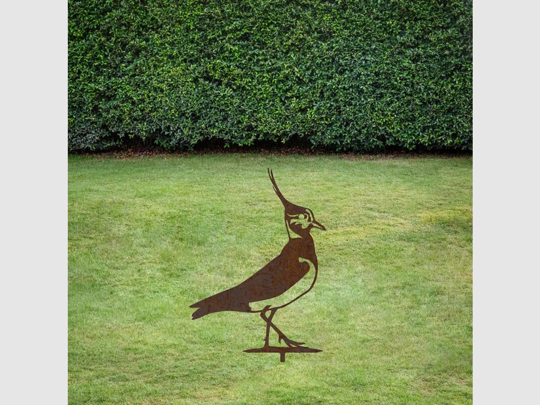 Estaca de jardín decorativa avefría