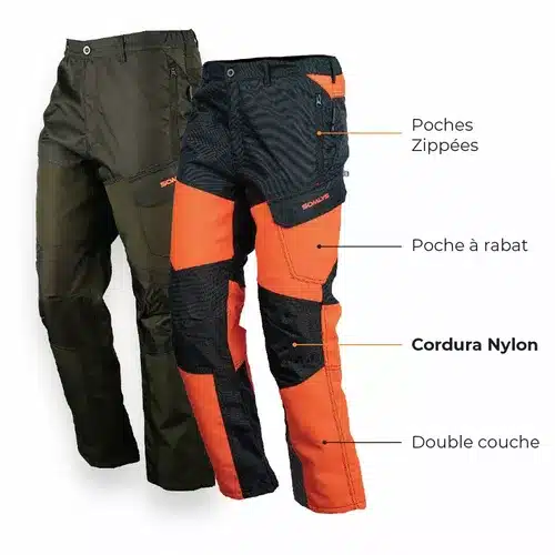 Cordura-Hose orange made in traque Somlys, Bild 2 von 3
