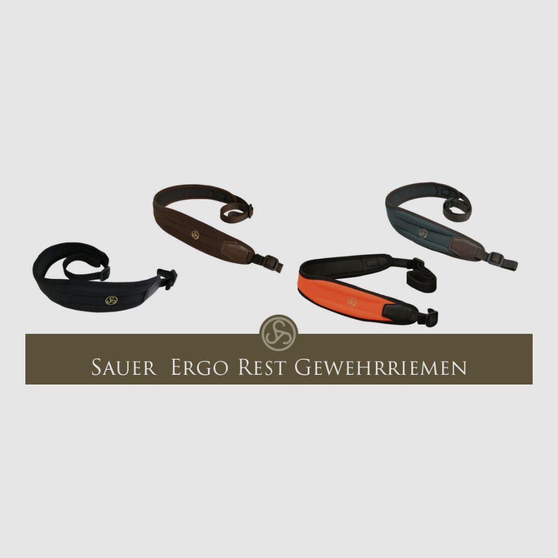 Sauer Komplettpaket:	 S 404 Select Ergo Lift Repetierer mit Handspannung Zeiss 2.5-15x56 Schalldämpfer Riemen Anschuss Koffer