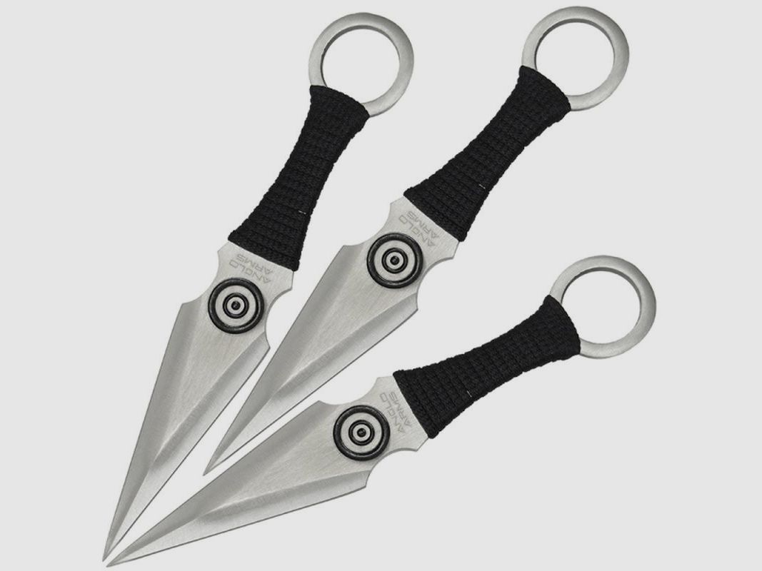 Wurfmesser 3er Set Kunai