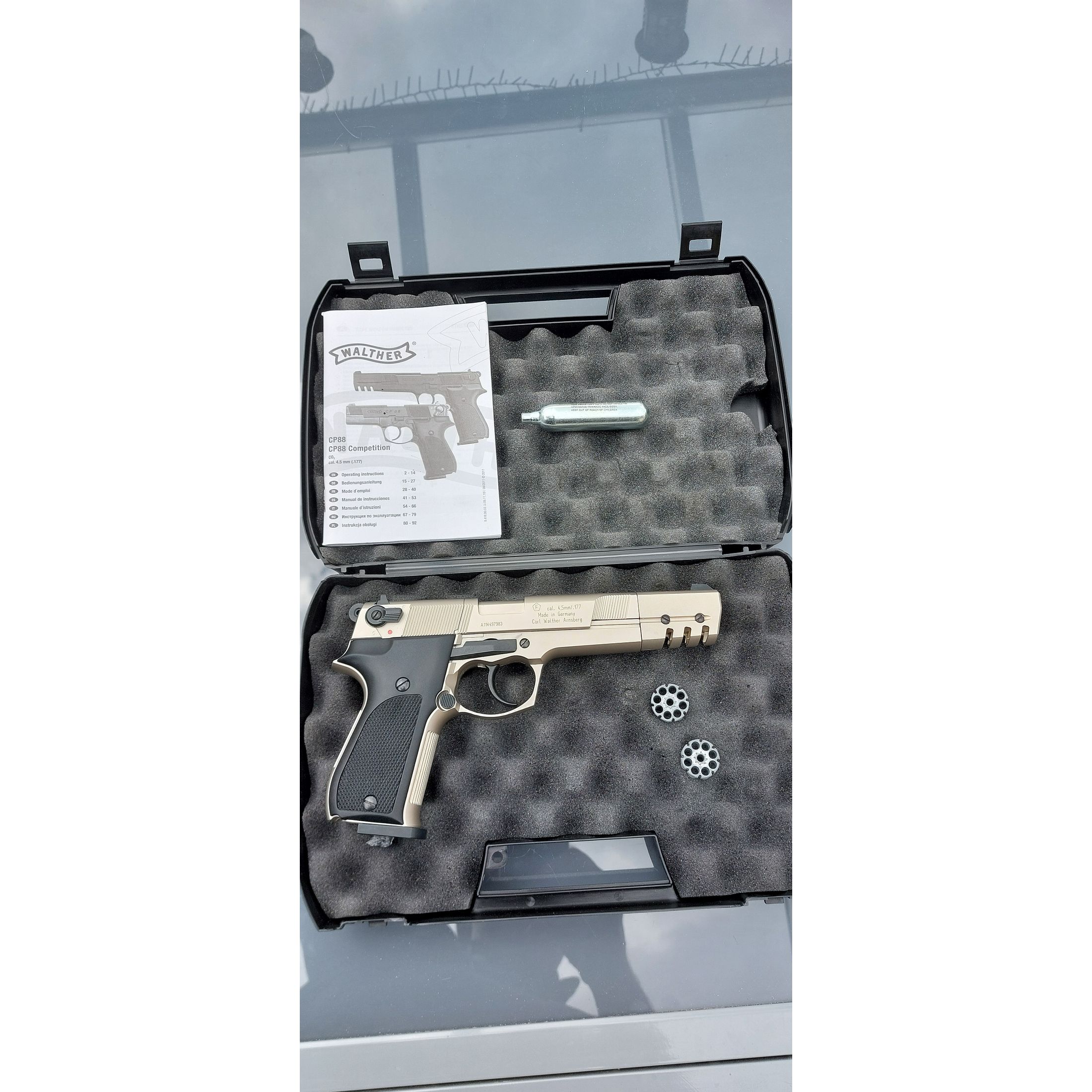 Walther CP 88 Competition mit Koffer cal 4,5