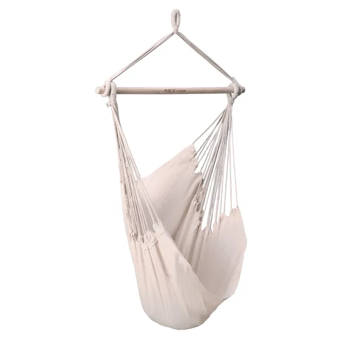 NC0033 Hangstoel 130x100cm Beige Nils Camp, afbeelding 1 van 11