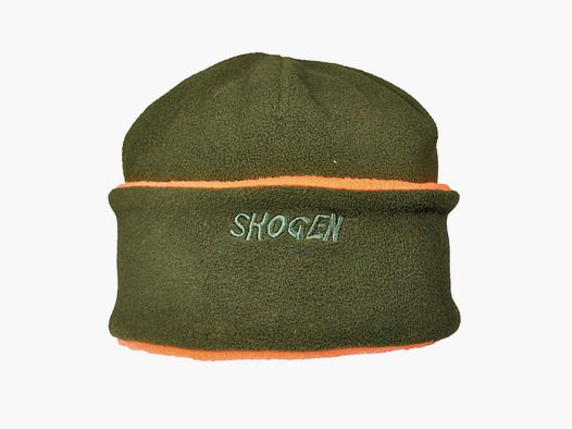 Cappello in pile reversibile neon - giallo/oliva in taglia unica