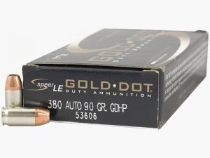 Speer Gold Dot .380 ACP 90GR GDHP 50 Patronen