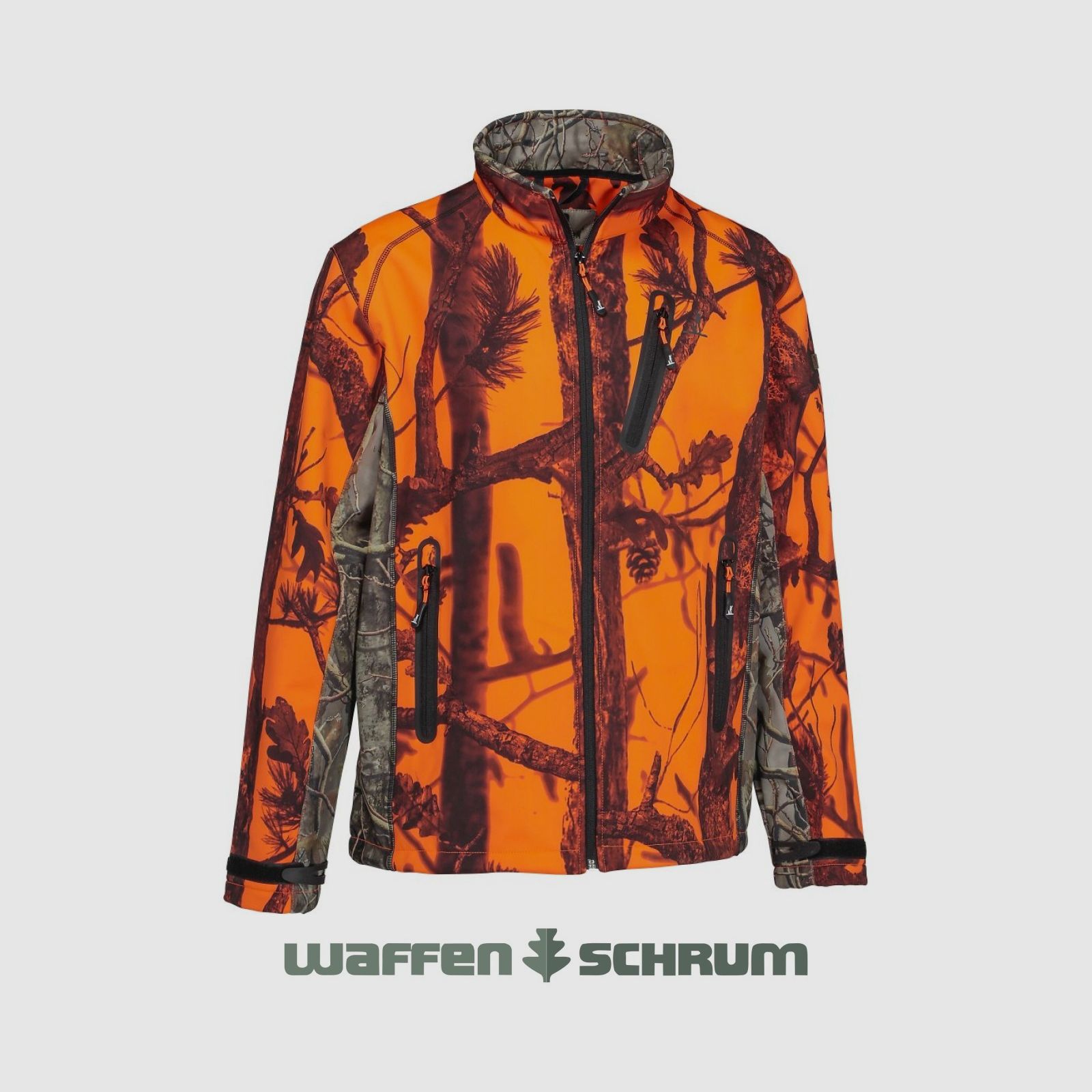 Percussion Softshelljacke Ghostcamo Blaze & Black