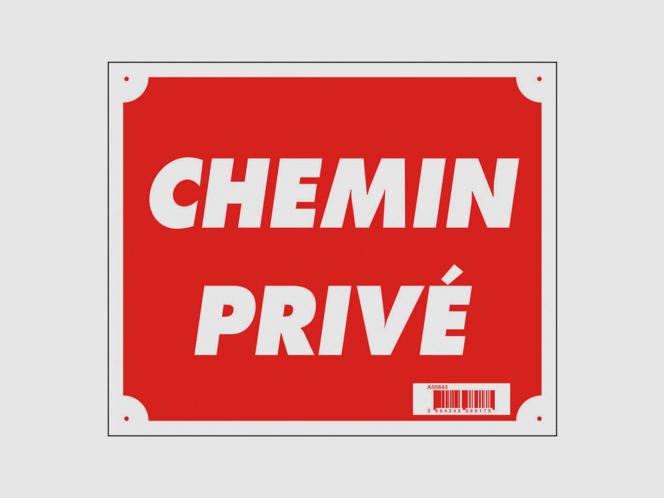 Schild ''Privatweg'' 30 x 25 cm