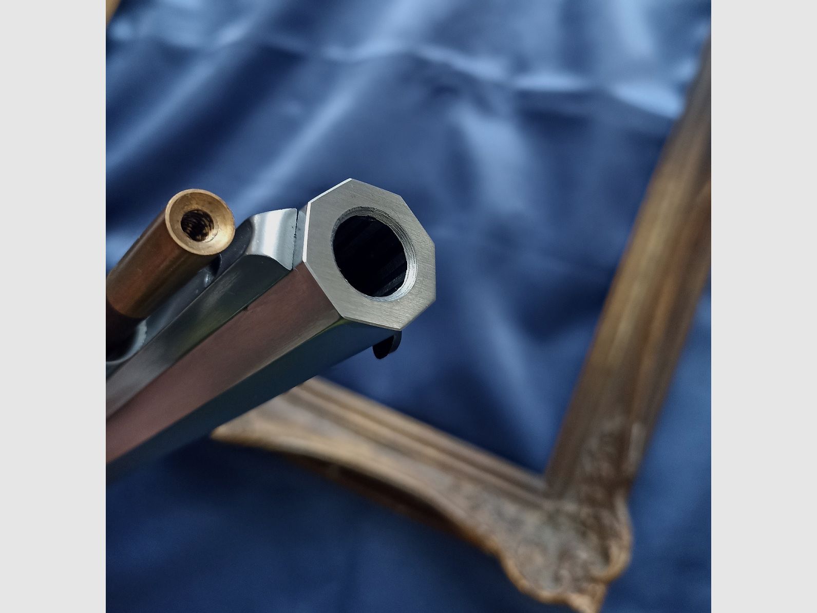 Charles Moore Steinschlosspistole cal .45Pedersoli (with original packaging) muzzleloader black powder