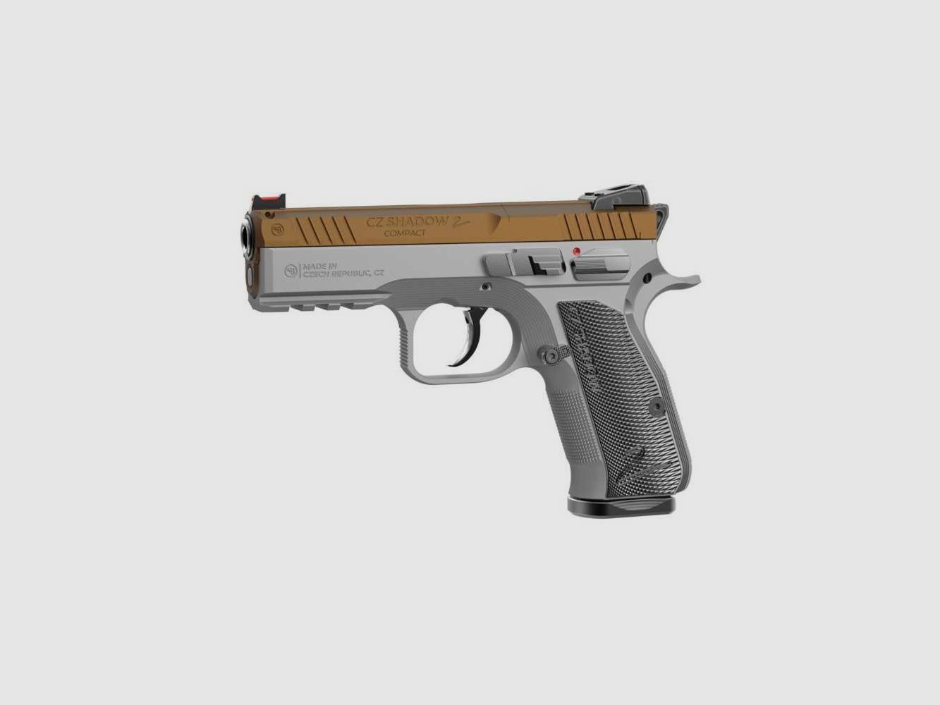 PISTOLE CZ SHADOW 2 COMPACT INDUSTRIAL GOLD 9×19 2 MAGAZINE, Bild 2 von 2