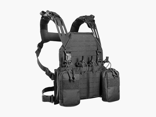 Tasmanian Tiger Tasmanian Tiger Chest Rig TT Modular Chest Rig 4xM4 - Negro