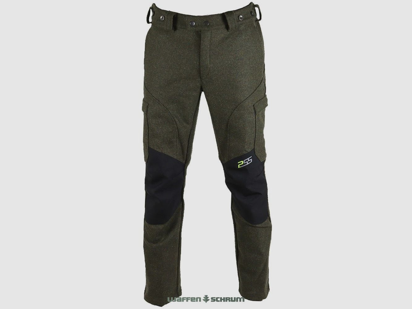 Pfeiffer sistemi di sicurezza pantaloni da lavoro senza ghette verde nero