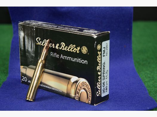 Sellier & Bellot .30-06Spr FMJ 180gr 20ud