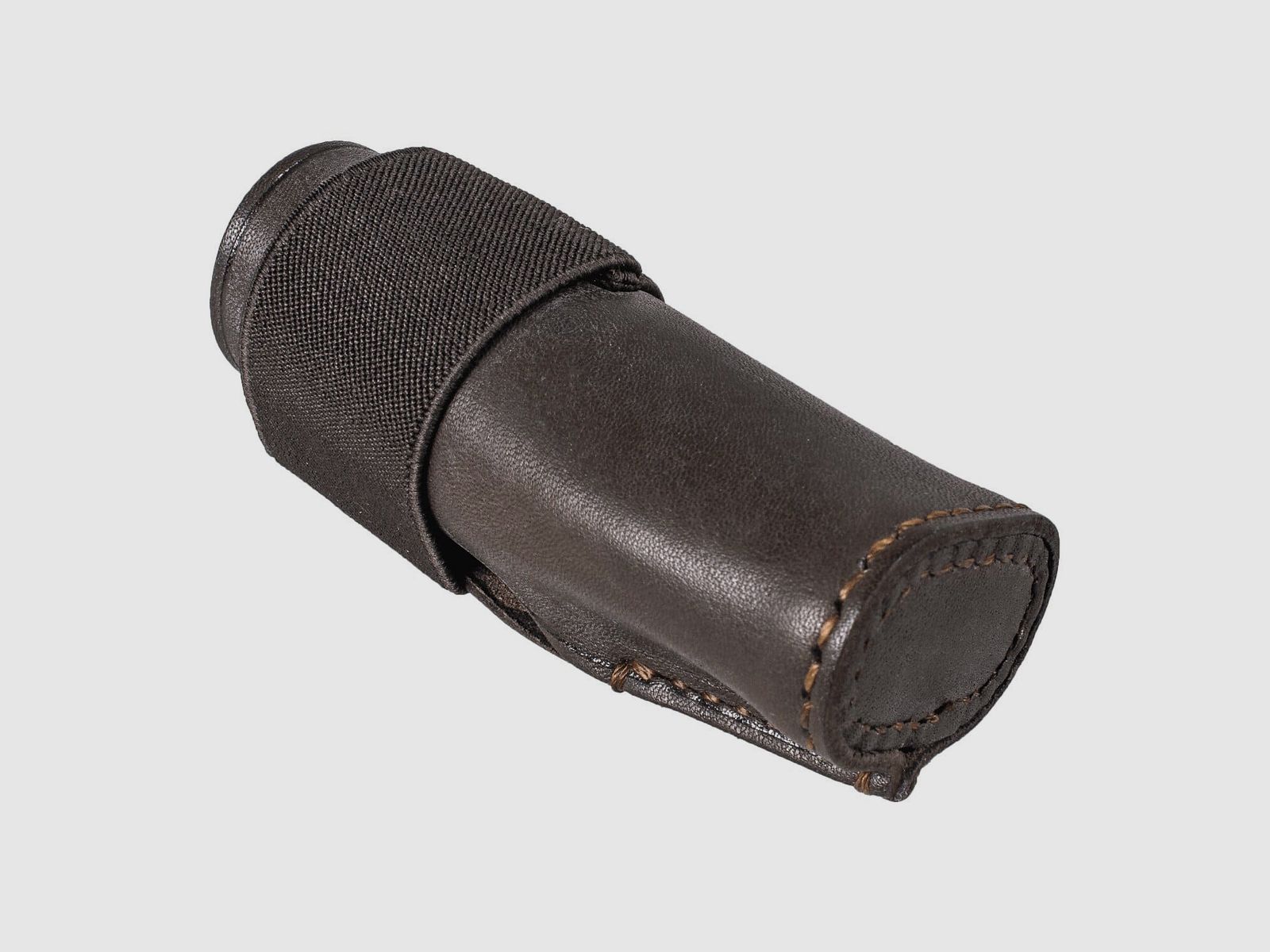 Funda de boca para escopeta doble de cuero