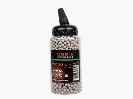 GSG-9 Air-Soft BIO BB’s 6mm – 0.20g – 2000 pcs.