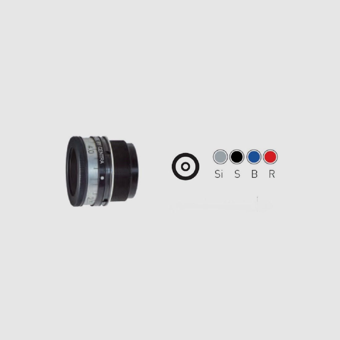 Central glass ring grain M18 3.8-4.8
