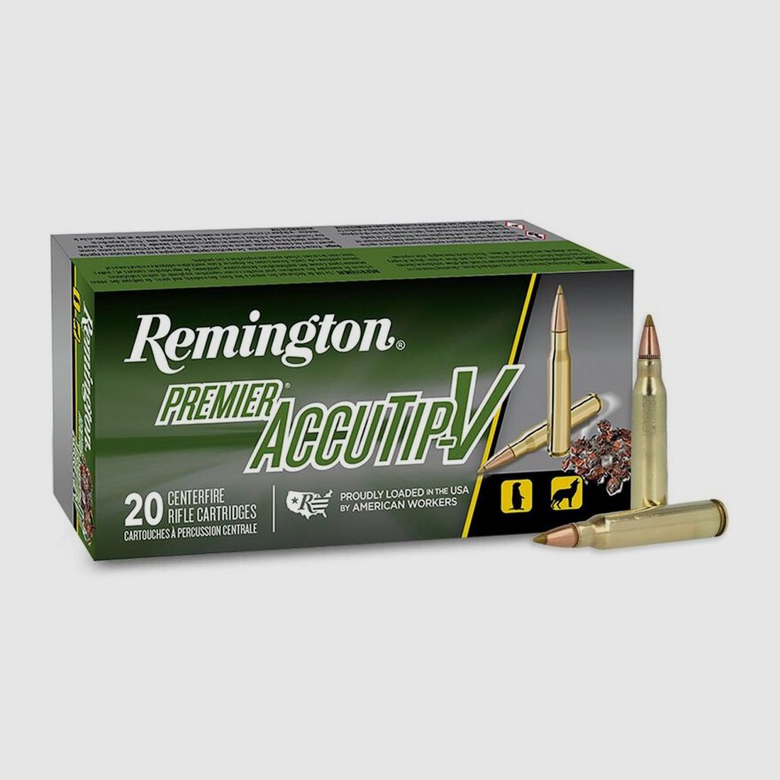 Remington cartuccia da fucile .223Rem, Prem AccuTip-V 50 Premier AccuTip-V VE20