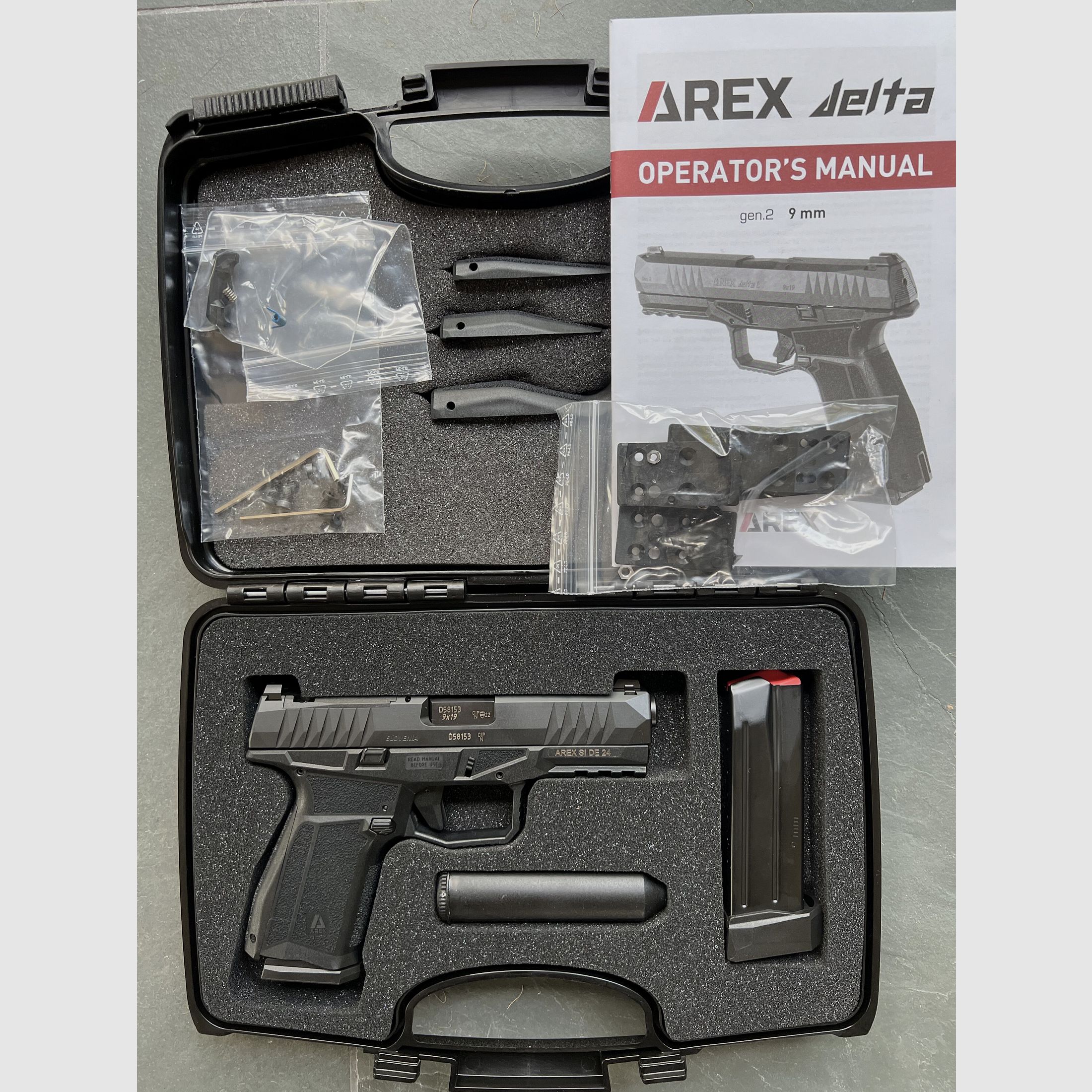 AREX Delta 2 (Gen 2) M OU 4" (prêt pour l'optique)