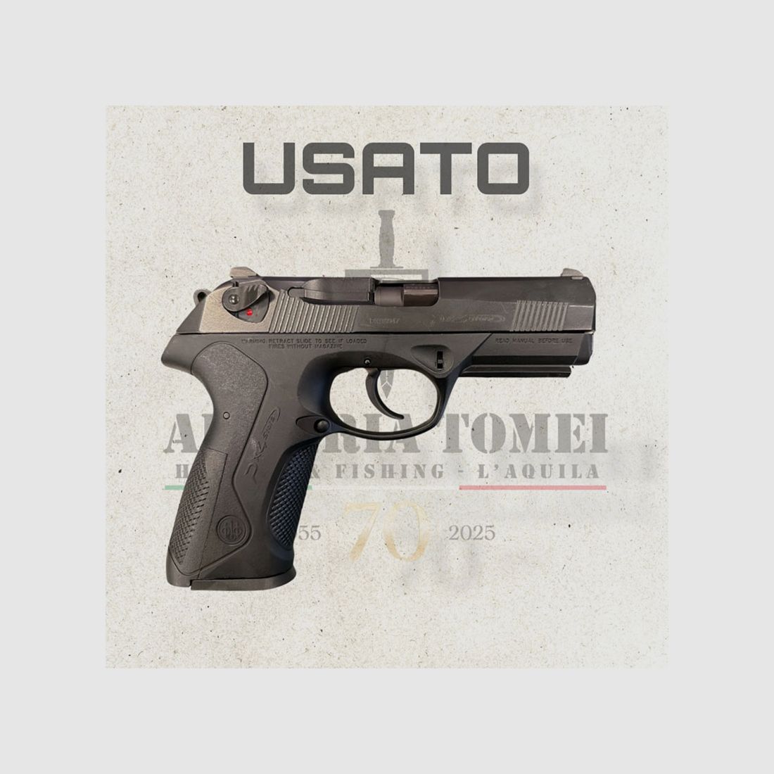 USATO – PISTOLA – BERETTA MOD. PX4 STORM cal. 9×19, immagine 2 di 3