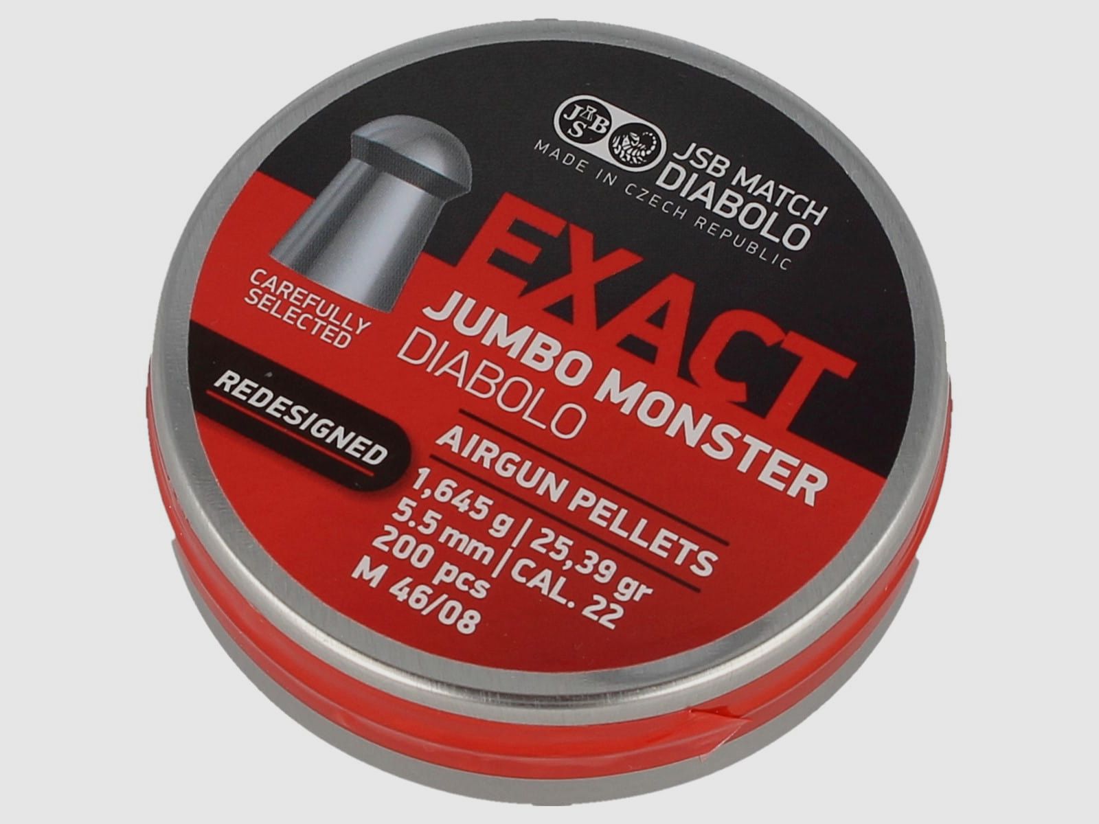 Śrut JSB Exact Jumbo Monster ReDesigned 5.52mm 200szt (546388-200)