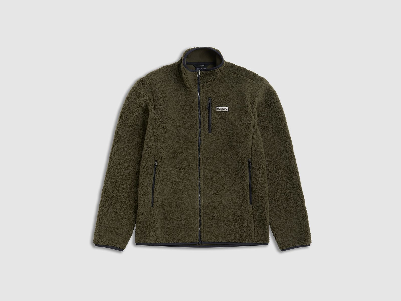 Bergans Lunnan Pile Fleece Jacket Men Pine Forest L