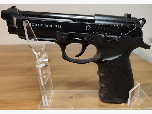 Zoraki 918 Calibro 9mm P.AK. PTB 965 OVP + Munizione