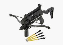 SOBEK Pistolenarmbrust 80 lbs schwarz mit Magazin