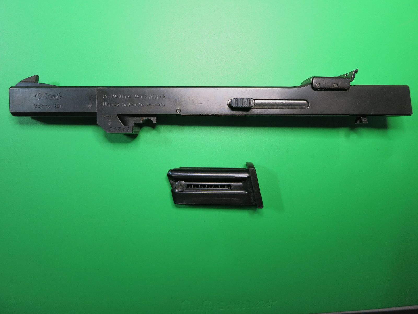 Sportpistool Walther GSP Kaliber .32 SW long WC, Sportgreep + verwisselsysteem .22lr      #65+66