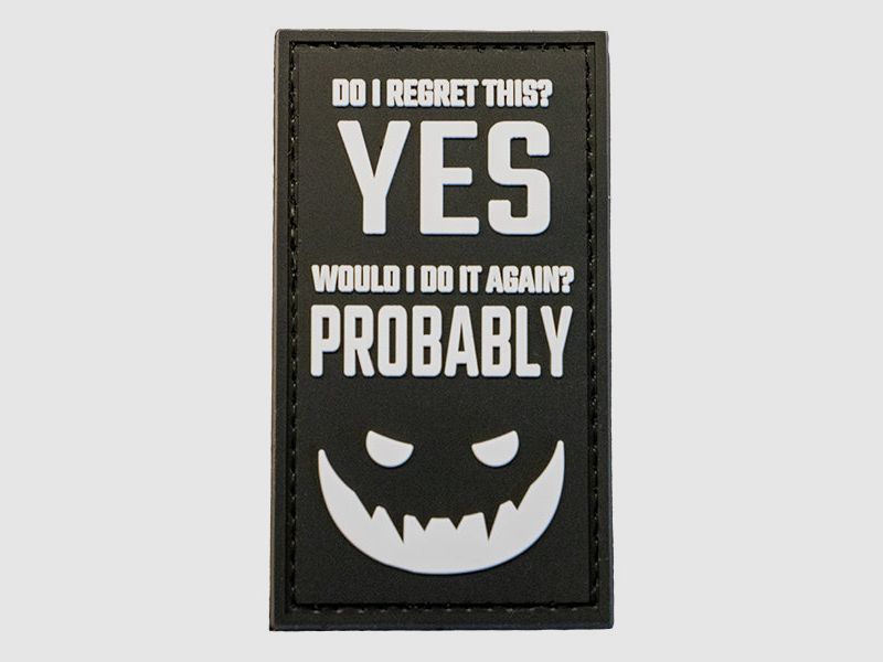 Morale Patch DO I REGRET THIS? YES. - WOULD I DO IT AGAIN? PROBABLY.